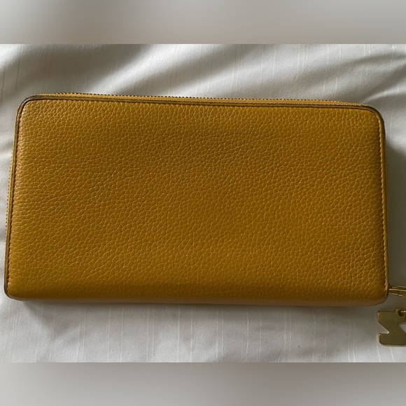 Celine Yellow Zippy Wallet - Picture 3 of 6